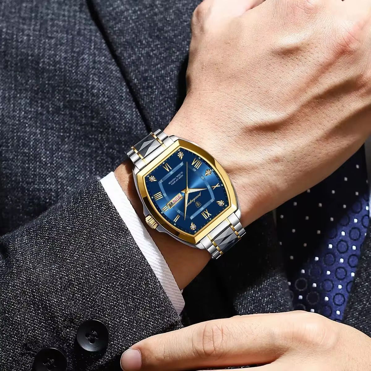 Montre de luxe en acier inoxydable M3