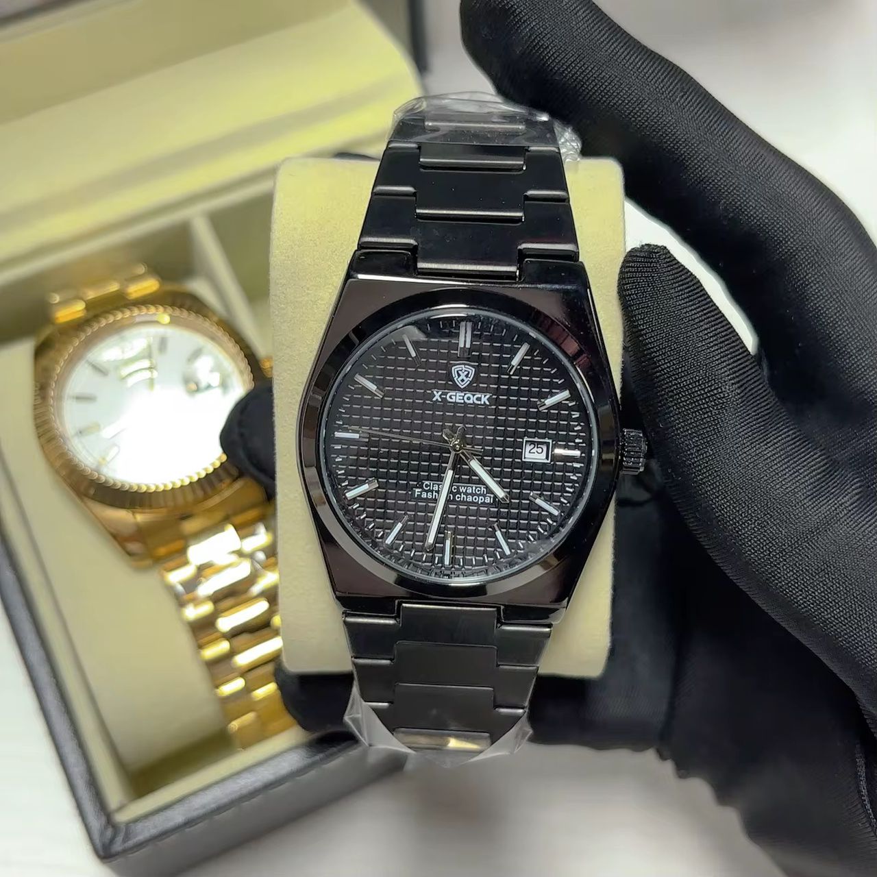 Montre de luxe en acier inoxydable M1