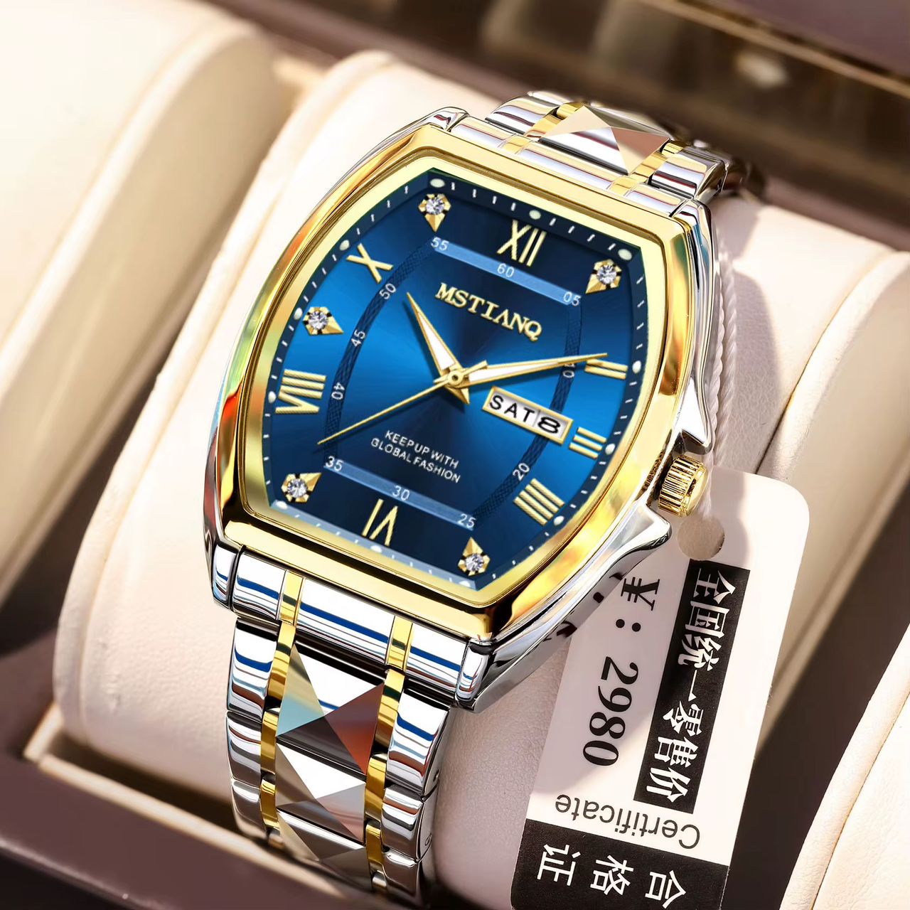 Montre de luxe en acier inoxydable M3